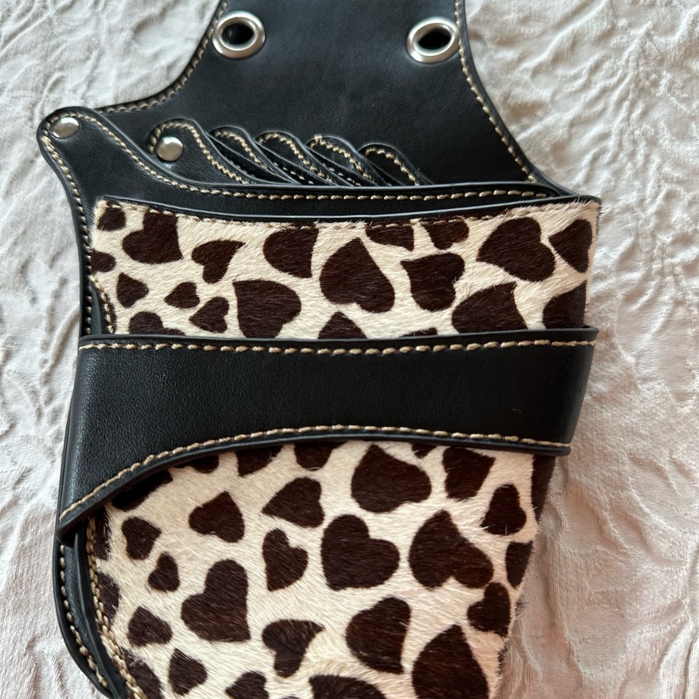 Hair Stylist Pouch - Stylish Black and Brown Heart (NEW WT) - Picture 13 of 14